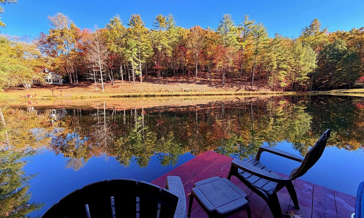Dahlonega Other | 25-Acre Secluded Ranch, Private Lake, 2 Homes, Sleeps 12 Near Dahlonega Wineries