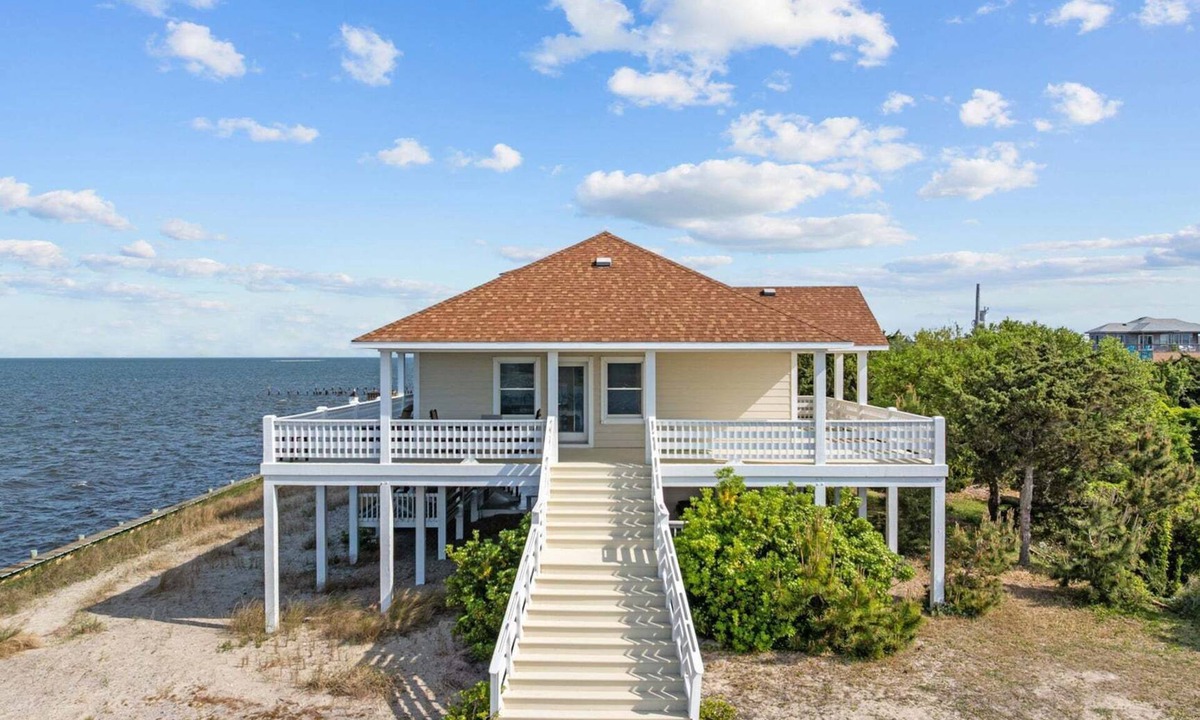 Avon House | 7659 - Sound Garden - Waterfront Avon Retreat | Hot Tub & Sunsets