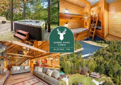 Byrdstown House | Alpine 8 Br Lodge - Hot Tub Fire Pit Ping Pong