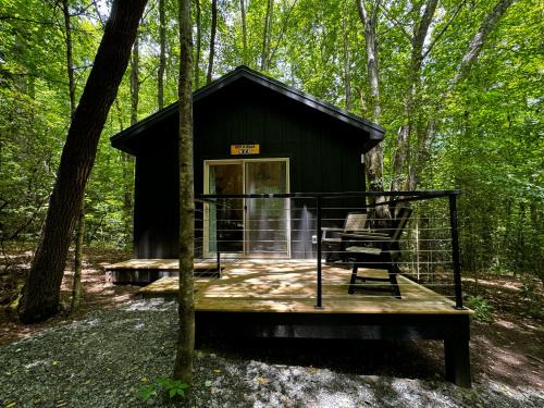 Balsam Grove Other | Bed & Bear - Couples Glamping Cabin at Valley Bear Farms Resort