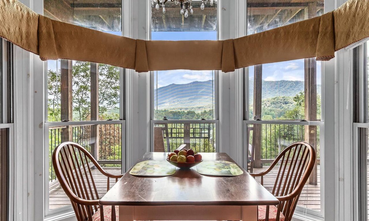 Townsend Hotel | Bordeaux Chalet Retreat - Deck and Fireplace