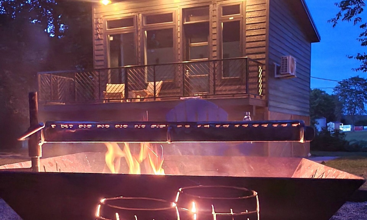 Frankfort Cottage | Bourbon Barrel Cabin A. There are 2 Cabins A & B.