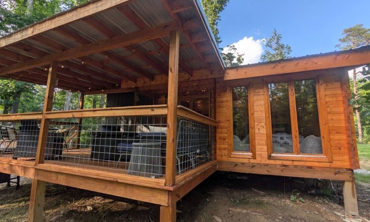 Coalmont Cabin | Brand New Cabin For Couples On 18 Acres Near The Caverns And Waterfalls
