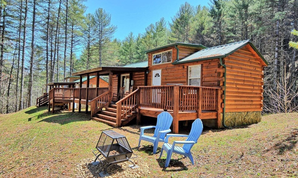 Crumpler Cabin | Charming 2-bedroom tiny home in Crumpler, NC, perfect for a cozy getaway.