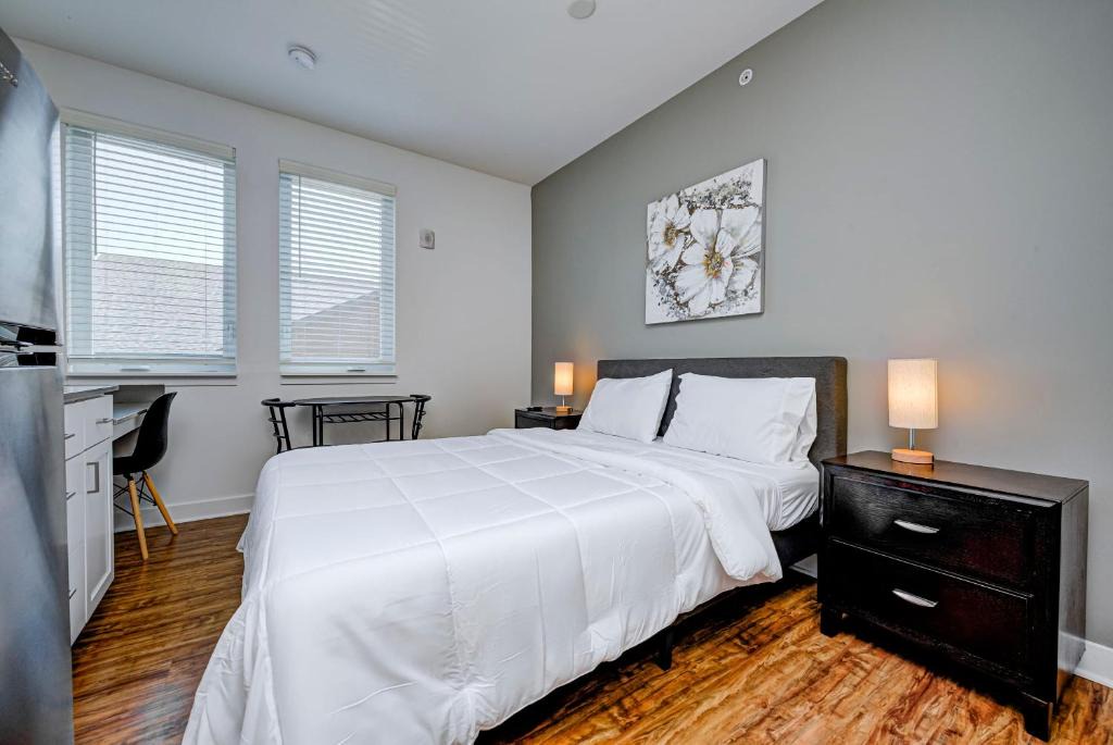 Fountain Square Apartment | Chic Modern Studio Apartment by Stay Gia