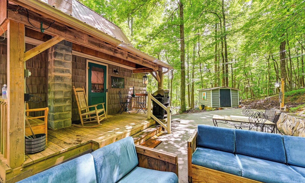 Roaring Gap Cabin | Cozy Nature Escape! Roaring Gap Cabin w/Patio