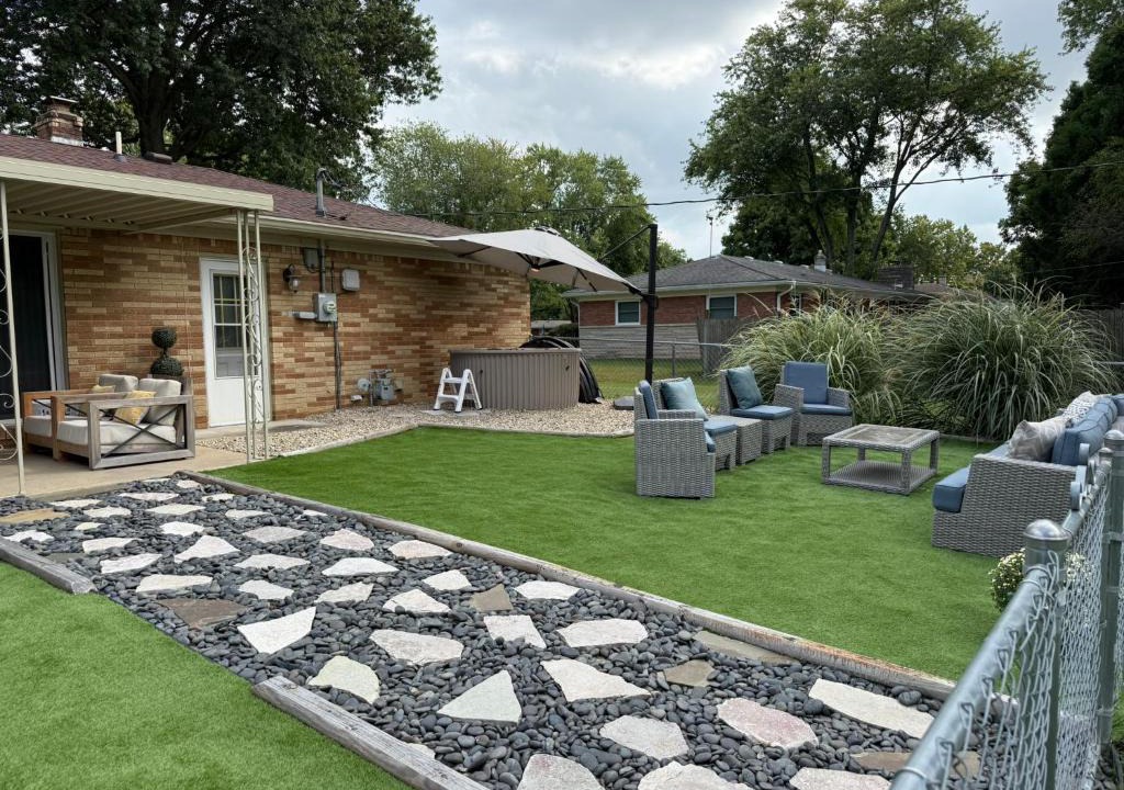 West Newton Apartment | Delightful 3 Bd Home with King size bed, hot tub, playground!