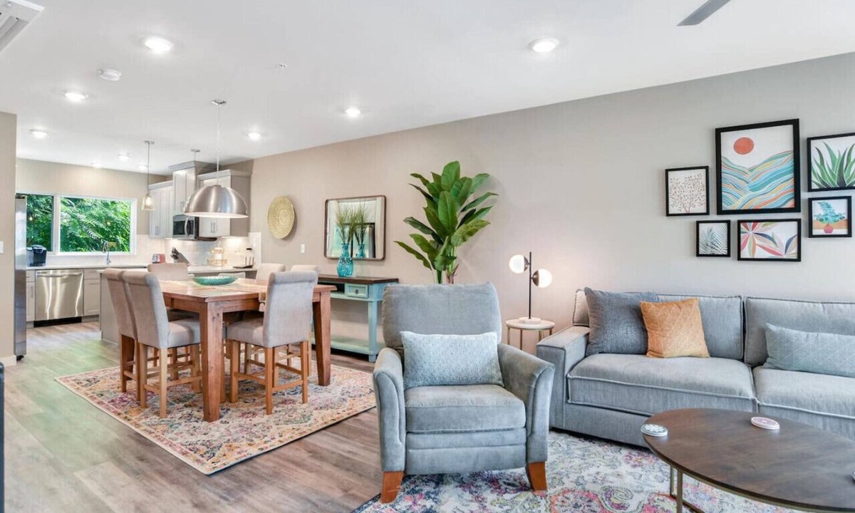 Asheville Villa | Delightful Brewery District Three Bedroom