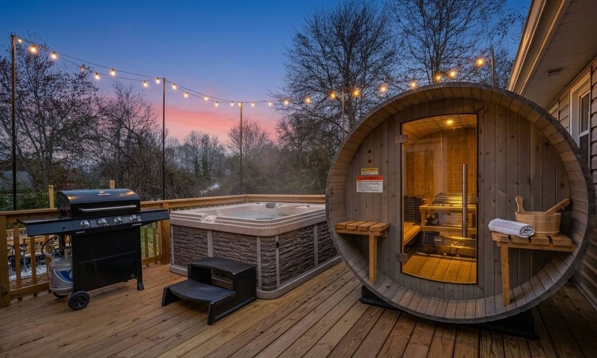 Greer House | Elevated Retreat w/Hot Tub, Sauna + Game Room - Sleeps 12