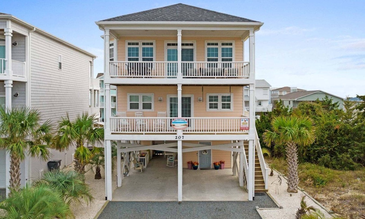 Holden Beach House | Experience coastal bliss at Sea You Soon, a spacious 4-bedroom retreat in Holden Beach, NC!
