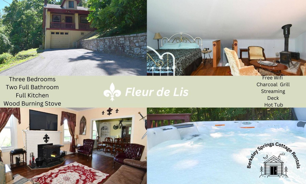 Berkeley Springs House | Fleur de Lis - A Knightly Abode!