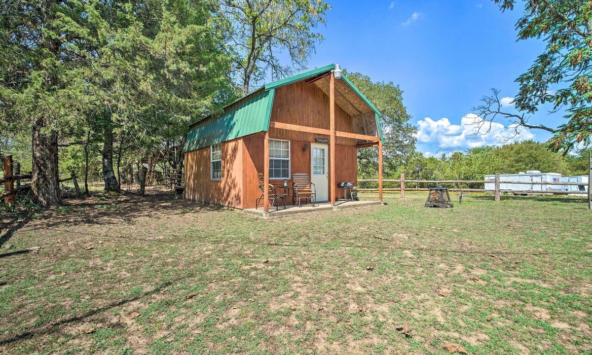 Nashoba Apartment | Hand-built 'black Fork Cabin 2' w/Fire Pit!