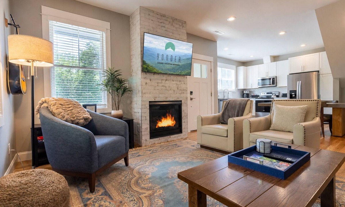 Woodfin Villa | High on the Mountain | Pet Friendly Asheville Villa with Hot Tub & Walkable Dining