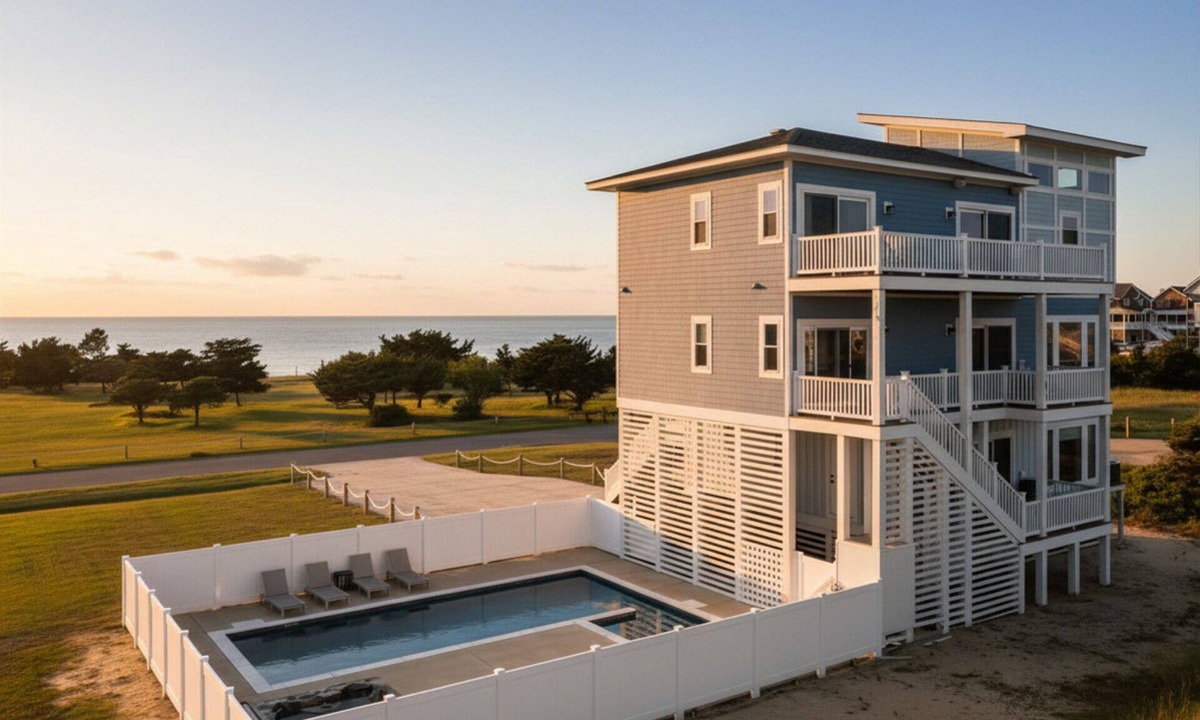 Wind Over Waves House | Kiteboarding Paradise- Waterfront Sunsets & Poolside Relaxing