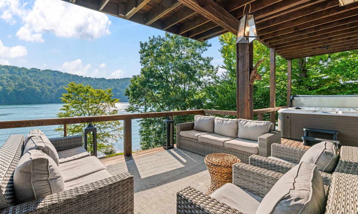 La Follette House | Lakefront Escape, Sleep 12, Dock, Hot Tub, Pool, Grill