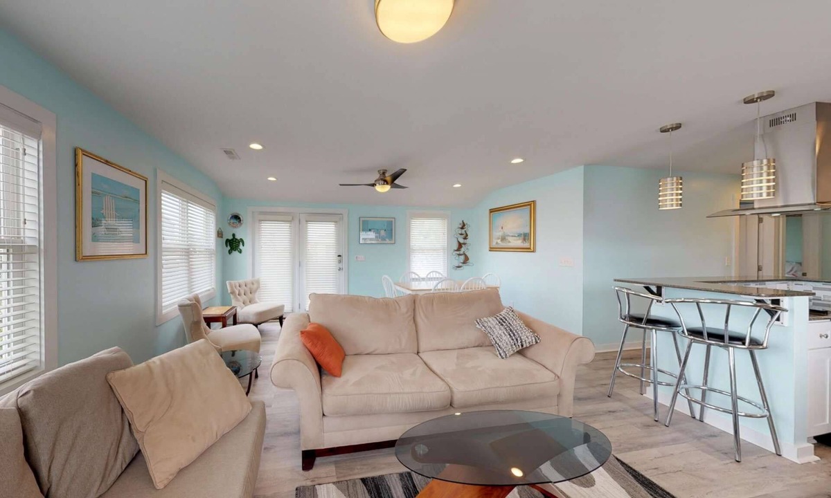 Kure Beach Cottage | Loggerhead Surf - Newly Updated Cottage, 2 Blocks to Beach, Grill, Pet Friendly w/Fenced Yard