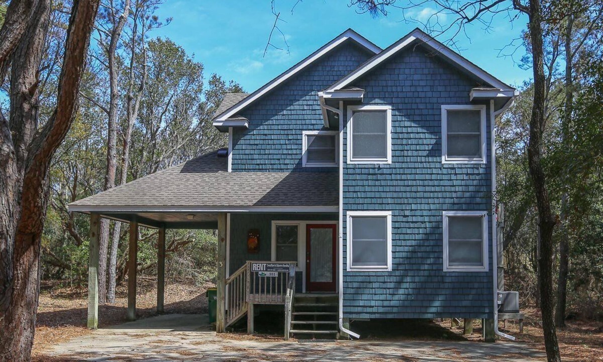 Southern Shores House | Maritime Lure - 4 BR Oceanside home on wooded lot in Southern Shores