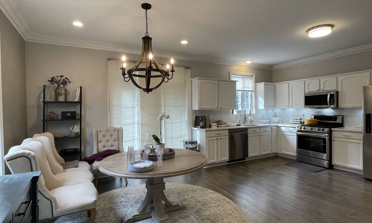 Elgin House | Modern Townhome with a theater room & gym area