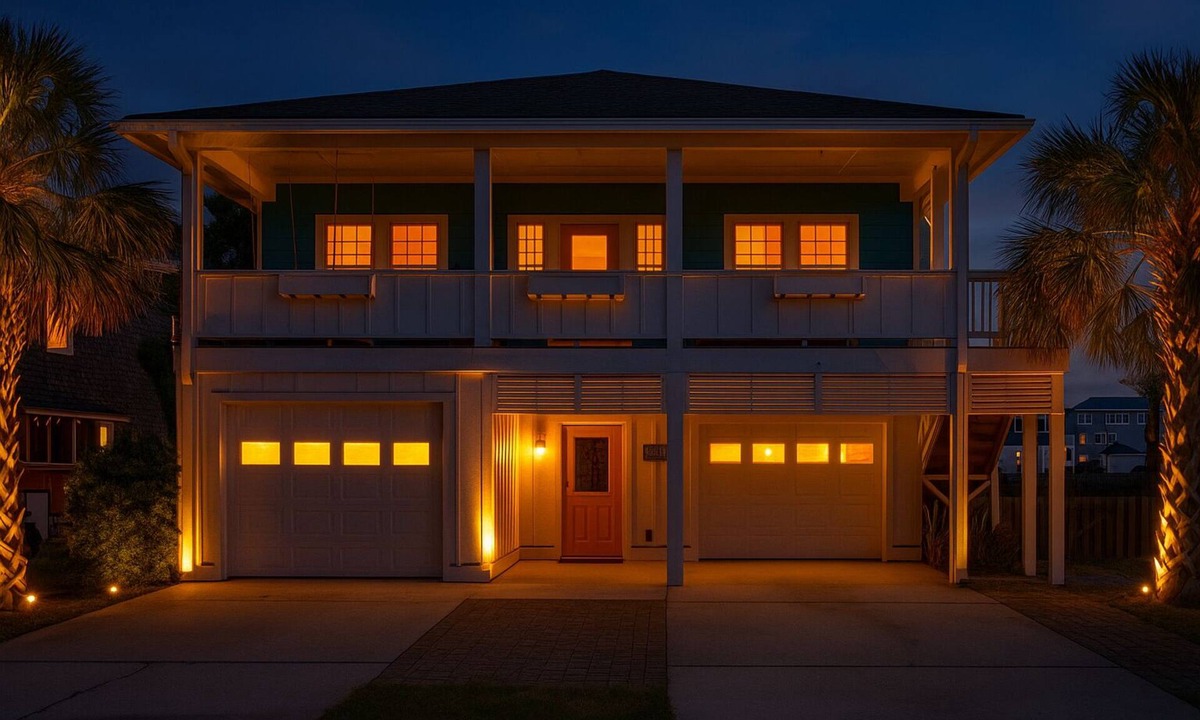North Carolina Coast Cottage | New! Paradise Cove Steps to Beach, Luxe, 3 Kings, Theater, Game Room, Wave Room!
