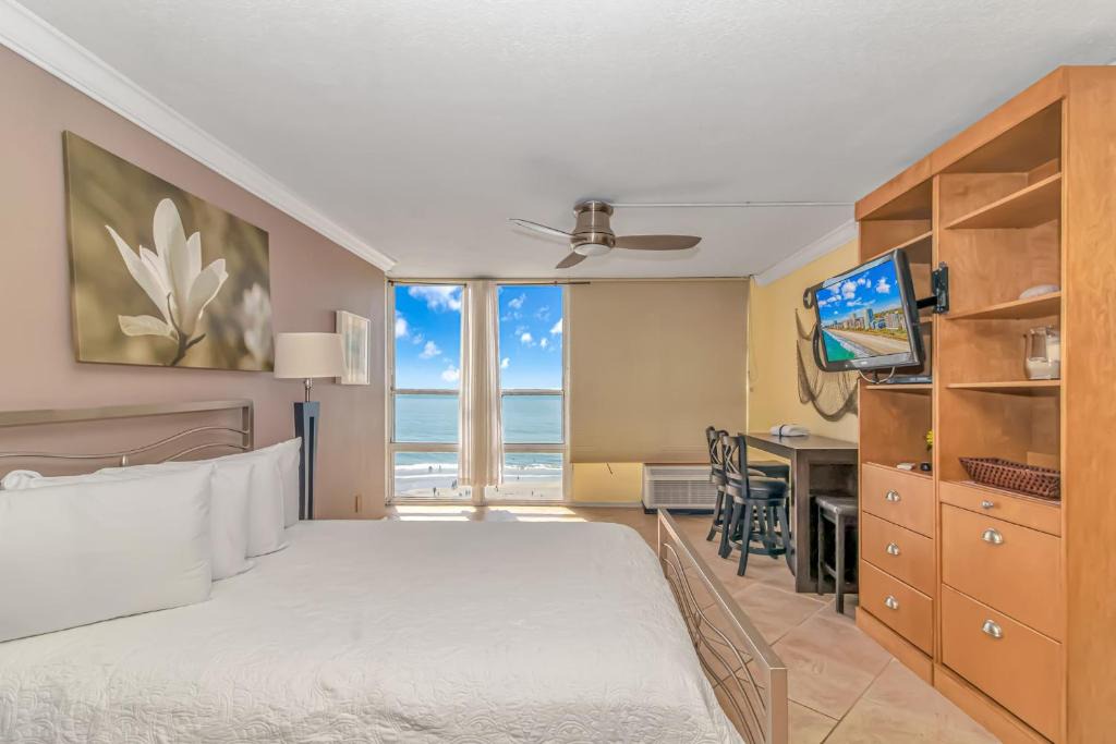 Myrtle Beach House | Ocean Front Queen Suite with Incredible Views! Sun N Sand Resort 705 - Perfect for 2 guests!
