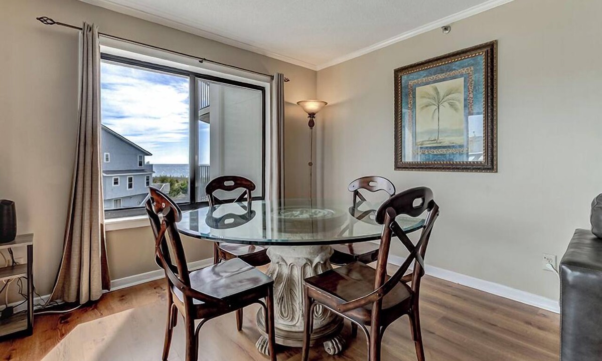 Wrightsville Beach Condo | Ocean Views, Balcony, Pool, STEPS to Beach Restaurants Shops