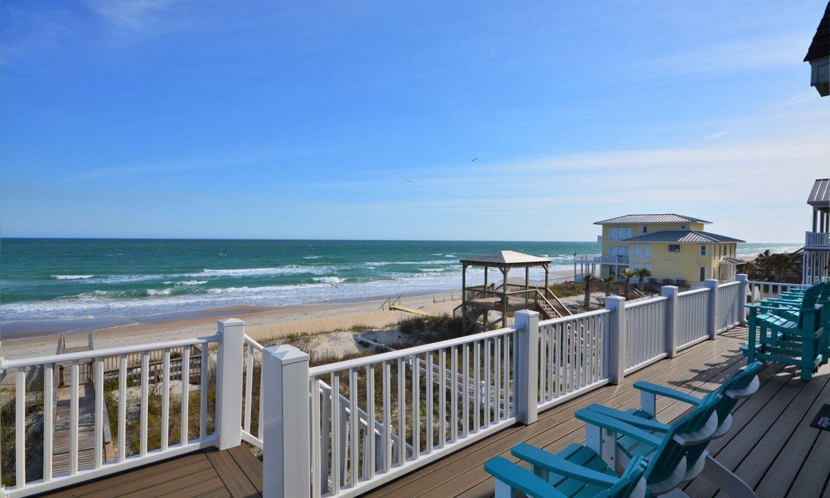 North Topsail Beach House | Oceanfront getaway, Sea Grace: 4 Bedroom home in North Topsail Beach for 10 guests.