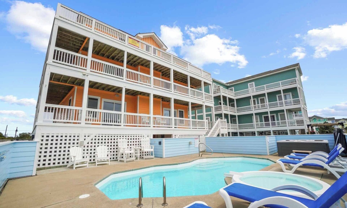 Rodanthe House | Oceanview Dog Friendly with Private Pool, Hot Tub, Elevator, Game Room, Theater