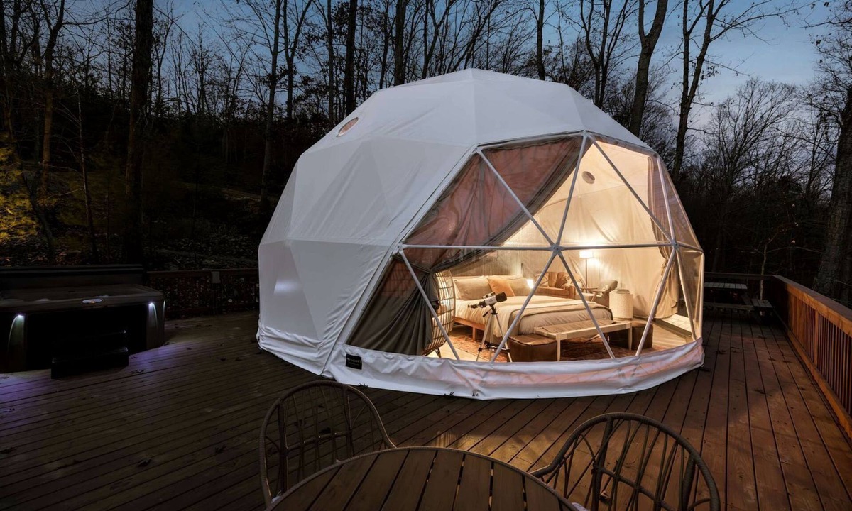 Wardensville Cabin | Outstanding Dome with Fire Pit and Hot-tub in Wardensville, West Virginia