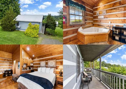 Fancy Gap House | Peaceful Pines Mountain Cabin with Jacuzzi and Views! Cabin 12