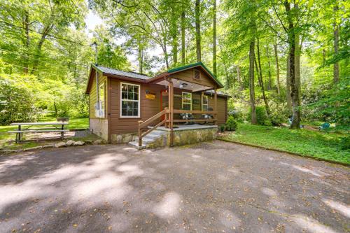 Maggie Valley House | Pet-Friendly Creekside Cabin w/Pool Access!