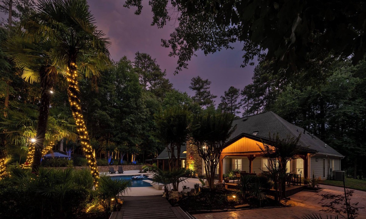 Cartersville Cottage | Poolside Farm Serenity Group Perfect, Cozy Gazebo