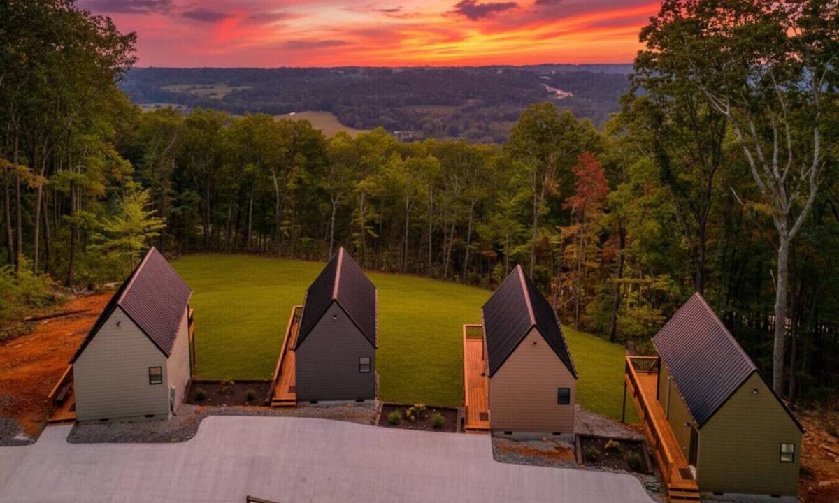 Lupton City House | Rally House Pickleball Cabin by Red White & Blue Views