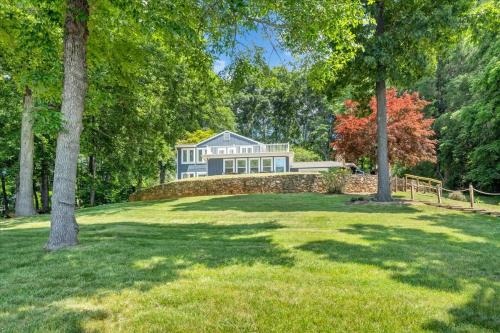 Goodview House | Scenic Point - Private Lakefront Home w/Dock, Fire pit, outside shower & Hot tub