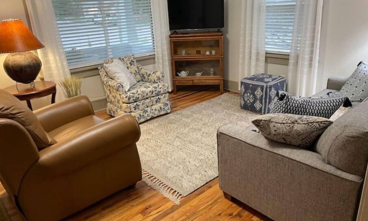 Burlington House | Spacious charming farmhouse-style home - dedicated office