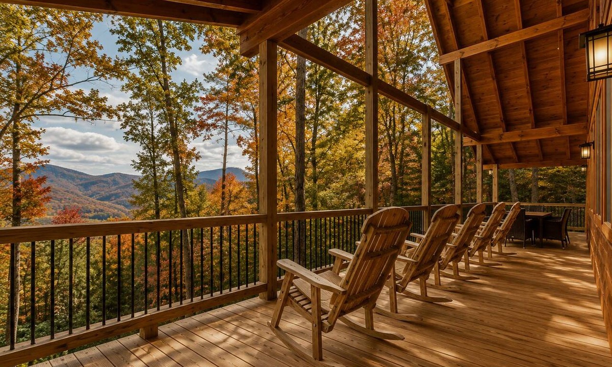 Cherry Log Cabin | Spacious mountain cabin w/mountain views, hot tub & game room!