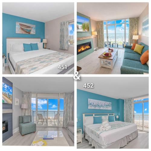 Myrtle Beach House | Stunning Double Unit Condo-Both Newly Renovated with Spectacular Views- Atlantica 451/452
