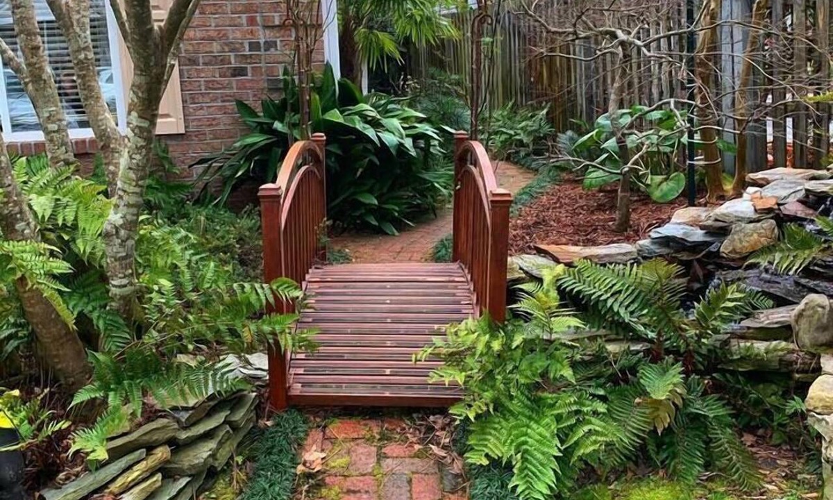 Wilmington Apartment | The Relaxing Zen Garden. You've found it.