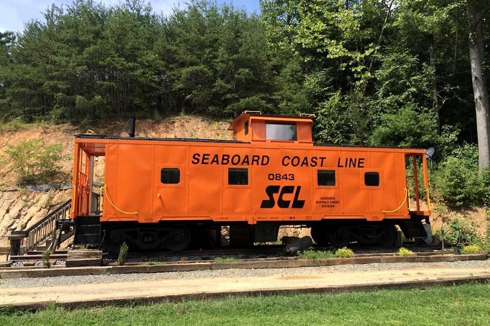 Clyde House | Unique Caboose Accommodation for a Getaway near Asheville, North Carolina