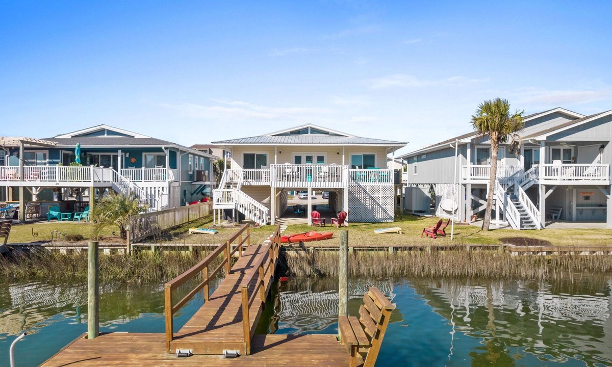 Ocean Isle Beach House | Weekly rentals only! Great for Family and Rest! Newly updated 4BR Canal House!