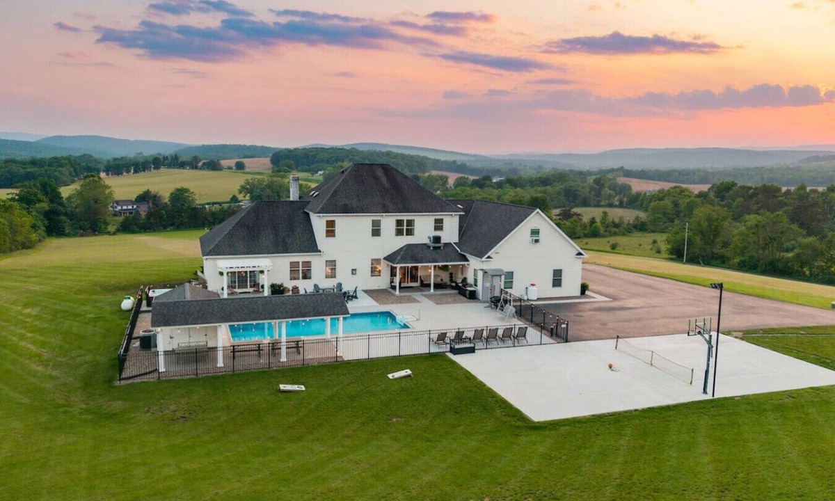Millerstown House | Willow Brook Mansion, an upscale retreat in the countryside with heated seasonal (May 1st - Oct. 1st) pool, hot tub and game room.