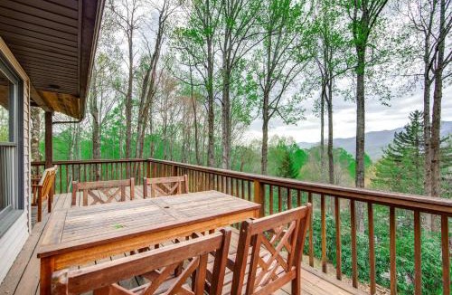 Balsam House | 10 Mi to Waynesville: Cabin w/Hot Tub & Mtn Views