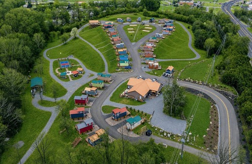 Sevierville Cabin | 30-Unit Tiny Home Village | Sleeps 120+ | Sojourn Lodging