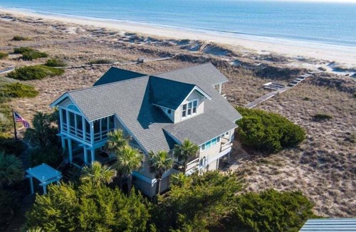 South Beach House | 5 Bedroom/5.5 Bath Oceanfront Retreat w/Private Beach Access