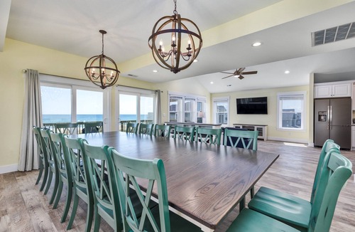 South Nags Head House | 5814- Perfect Vacation, Oceanfront 9BR Luxury: Pool, Theater & Arcade
