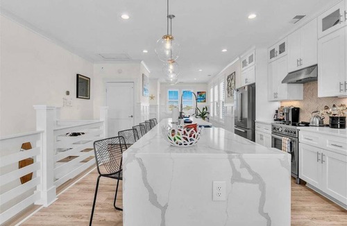 Wilmington Beach House | 5BR- w/Hot tub | Steps to beach/Fire Pit/Mini Golf