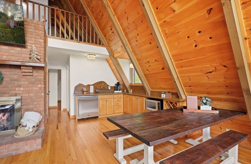 Crumpler Cabin | "A Frame Haven" - West Jefferson, NC Mountain Views with Hot Tub