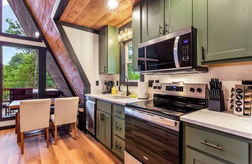 Foxfire Estates Cabin | A-Frame With Mountain Views, Hot Tub & Fire Pit