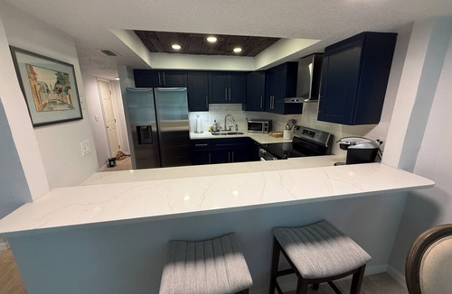 Crescent Beach Condo | Across from St Augustine Beach-Sunny Stylish stay steps from the Shore & Fun