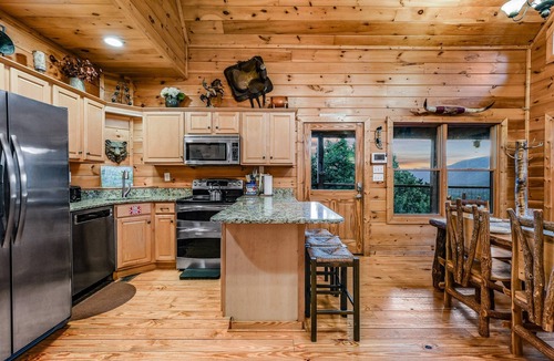Smoky Mountains Cabin | Ali's Dream: Free Attraction Tickets: in Wears Valley with Mountain Views, Hot Tub, & Games
