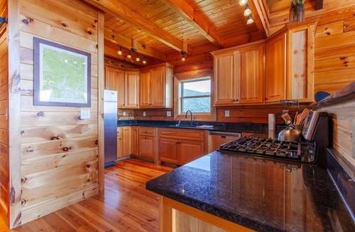 Bryson City Cabin | Altitude Adjustment Magnificent Custom Cabin with Breathtaking Views